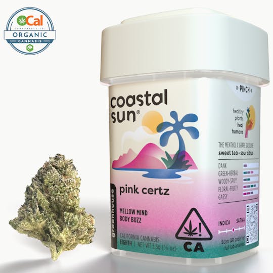 Coastal Sun - Pink Certz Greenhouse Flower 3.5g - 1