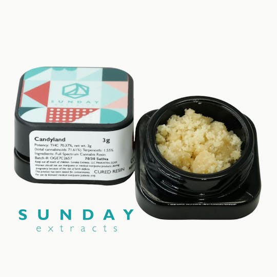 Sunday Extracts - 3g Concentrate Candyland - 1