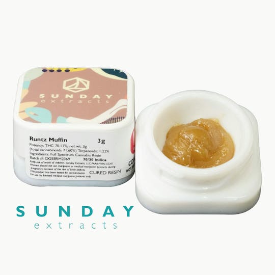 Sunday Extracts - 3g Concentrate Runtz Muffin - 1