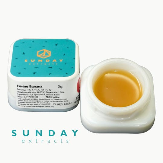Sunday Extracts - 3g Concentrate Divine Banana - 1