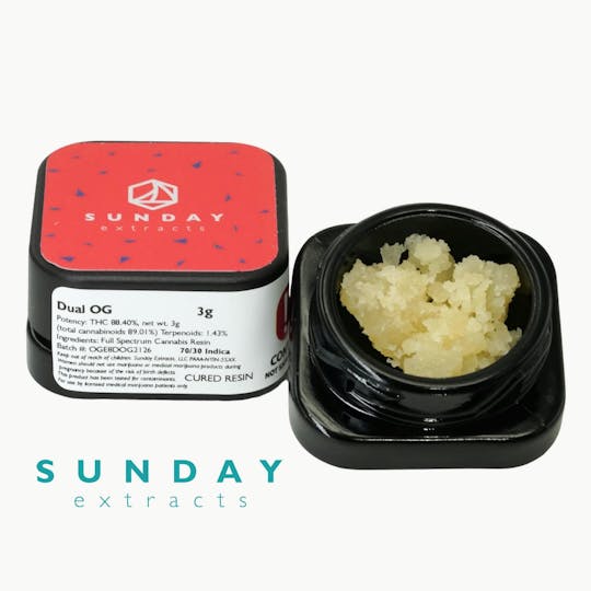 Sunday Extracts - 3g Concentrate Dual OG - 1