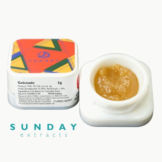 Sunday Extracts - 3g Concentrate Gelonade - 1