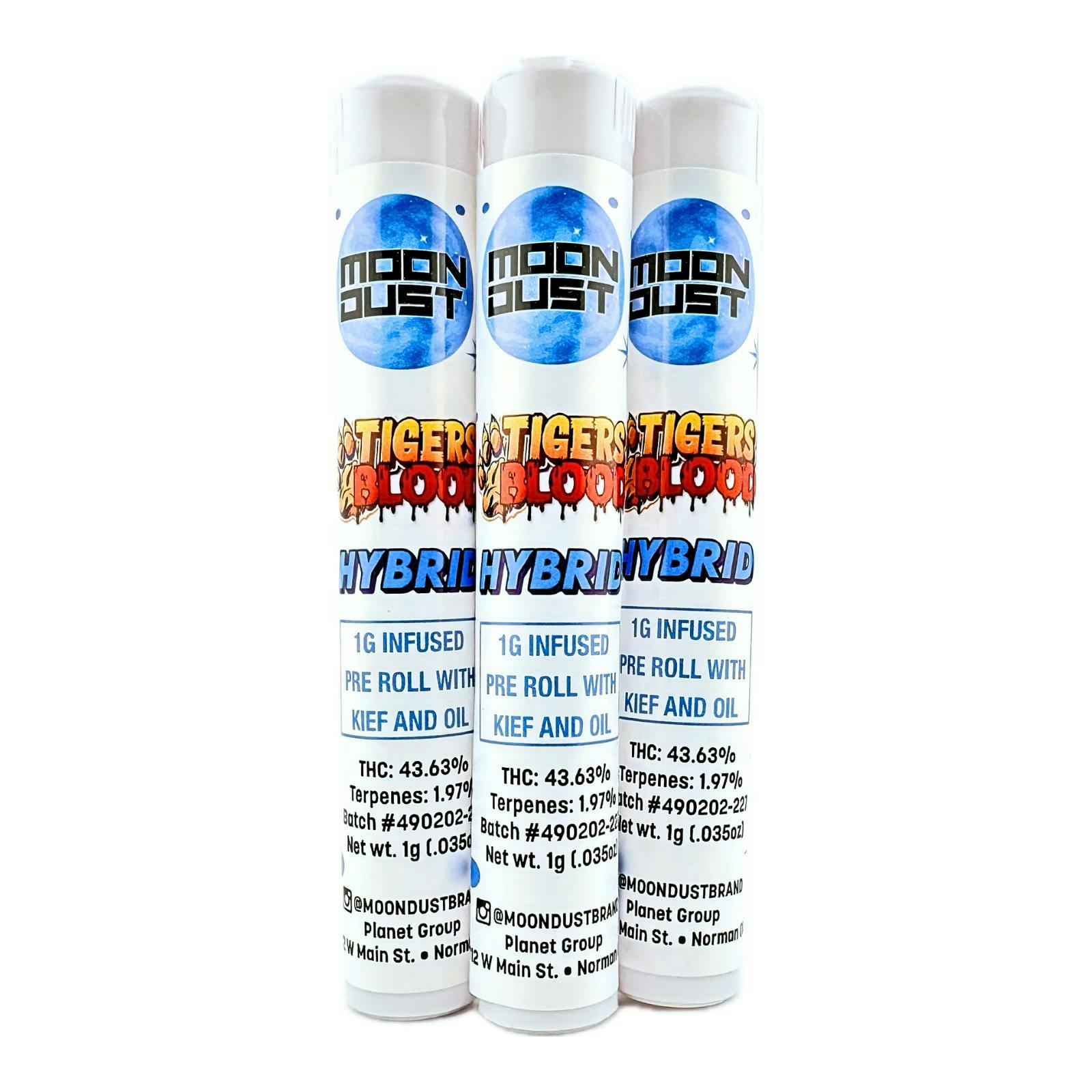 MOON DUST - Moon Rock | Tigers Blood | Infused Joint | 1g - 1