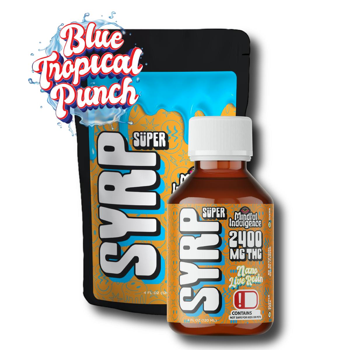 Mindful Indulgence - Mindful Indulgence | 2400mg SUPER SYRP | Blue Tropical Punch - 1