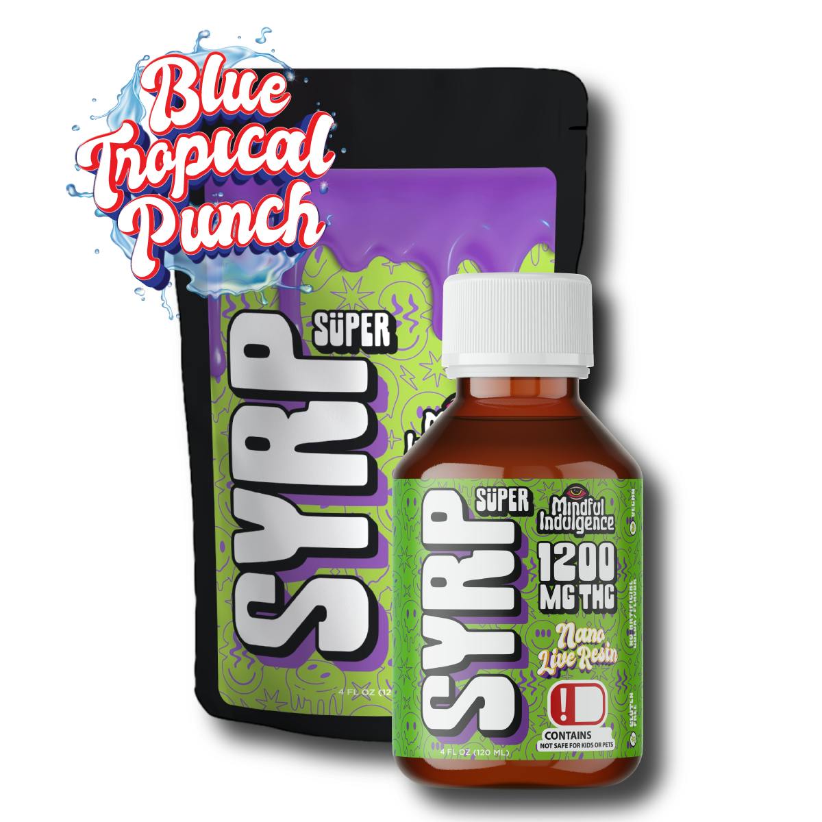 Mindful Indulgence - Mindful Indulgence | 1200mg SUPER SYRP | Blue Tropical Punch - 1