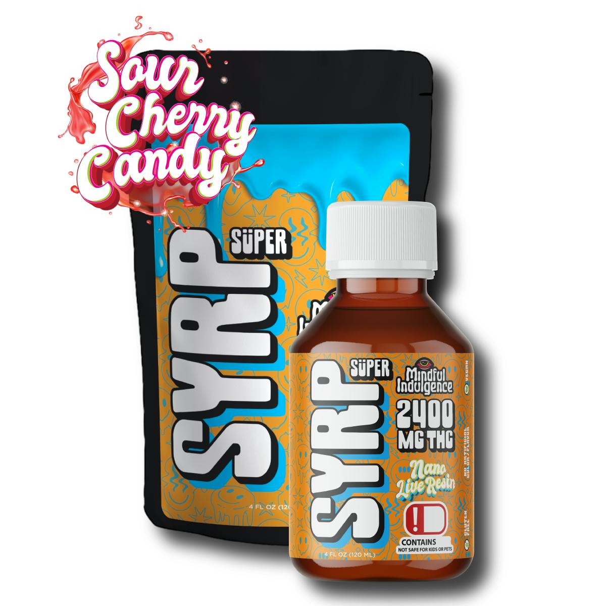 Mindful Indulgence - Mindful Indulgence | 2400mg SUPER SYRP | Sour Cherry Candy - 1