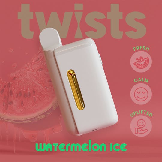 Craft Concentrates - Oil Twists Tanker (4g) - Watermelon Ice Flavor - 1