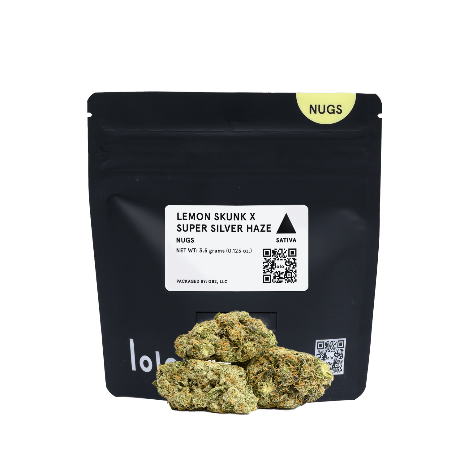 lolo - lolo | Lemon Skunk + Super Silver Haze | Indoor Nugs | 3.5g - 1