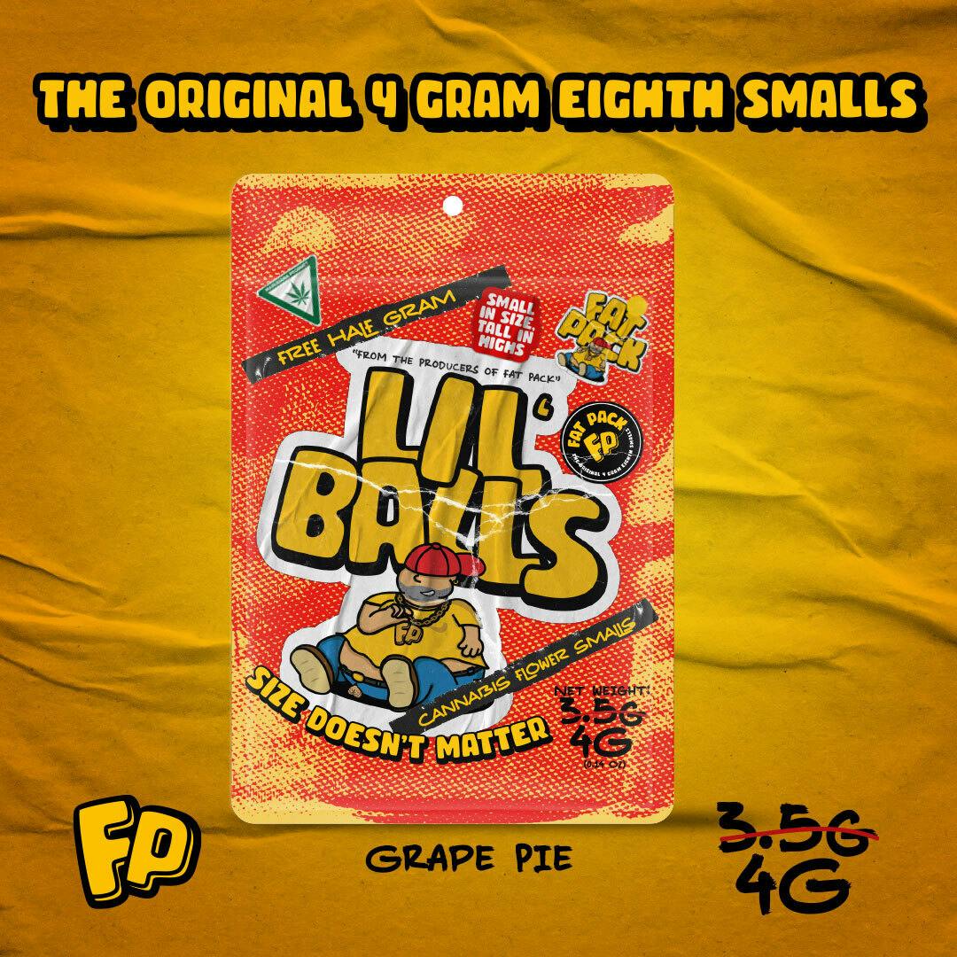 Fat Pack - LIL' BALLS: Grape Pie (4G 8TH Smalls Prepack) - 1