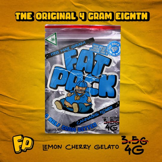 Fat Pack - FAT PACK: Lemon Cherry Gelato (4G 8TH Prepack) - 1