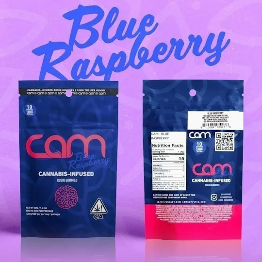CAM - CAM | Blue Raspberry Gummies | 100mg | 10ct | 10mg/ea - 1