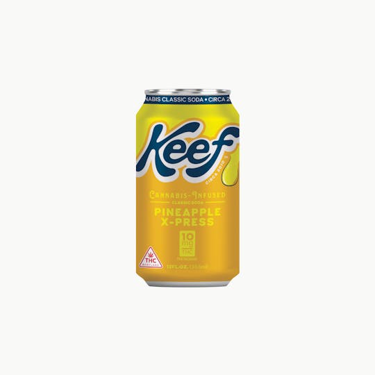 SunMed Growers - Keef Pineapple X-Press Infused Soda 10mg THC - 1