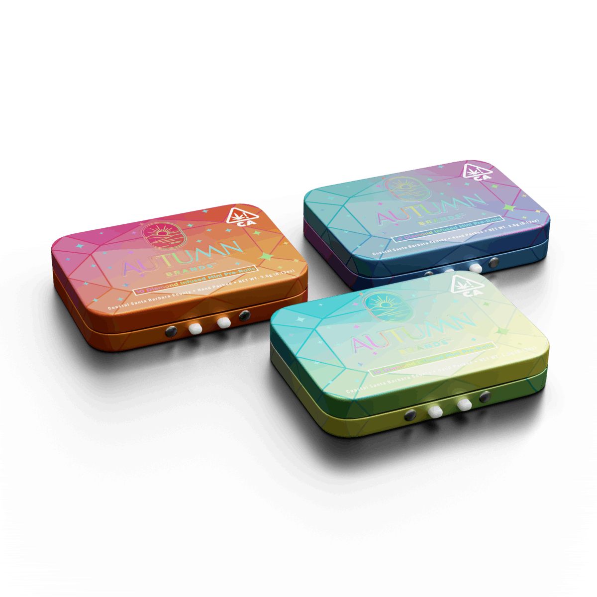 Autumn Brands - Diamond Infused Mini Preroll 10pk Sativa Blue Limonene (3.6g) - 1