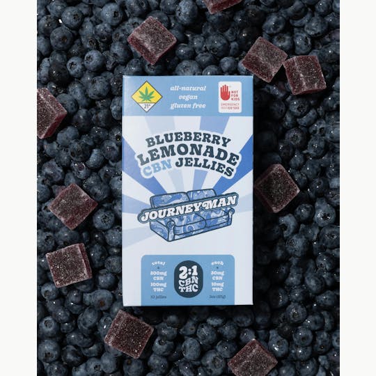 Journeyman - 2:1 Blueberry Lemonade CBN Jellies (200mg CBN/100mg THC) - 1