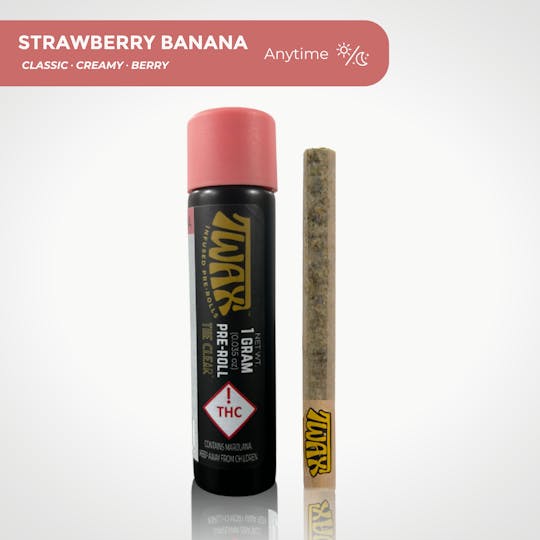 CLEAR Brands - TWAX Infused Pre-roll 1g | Strawberry Banana - 1