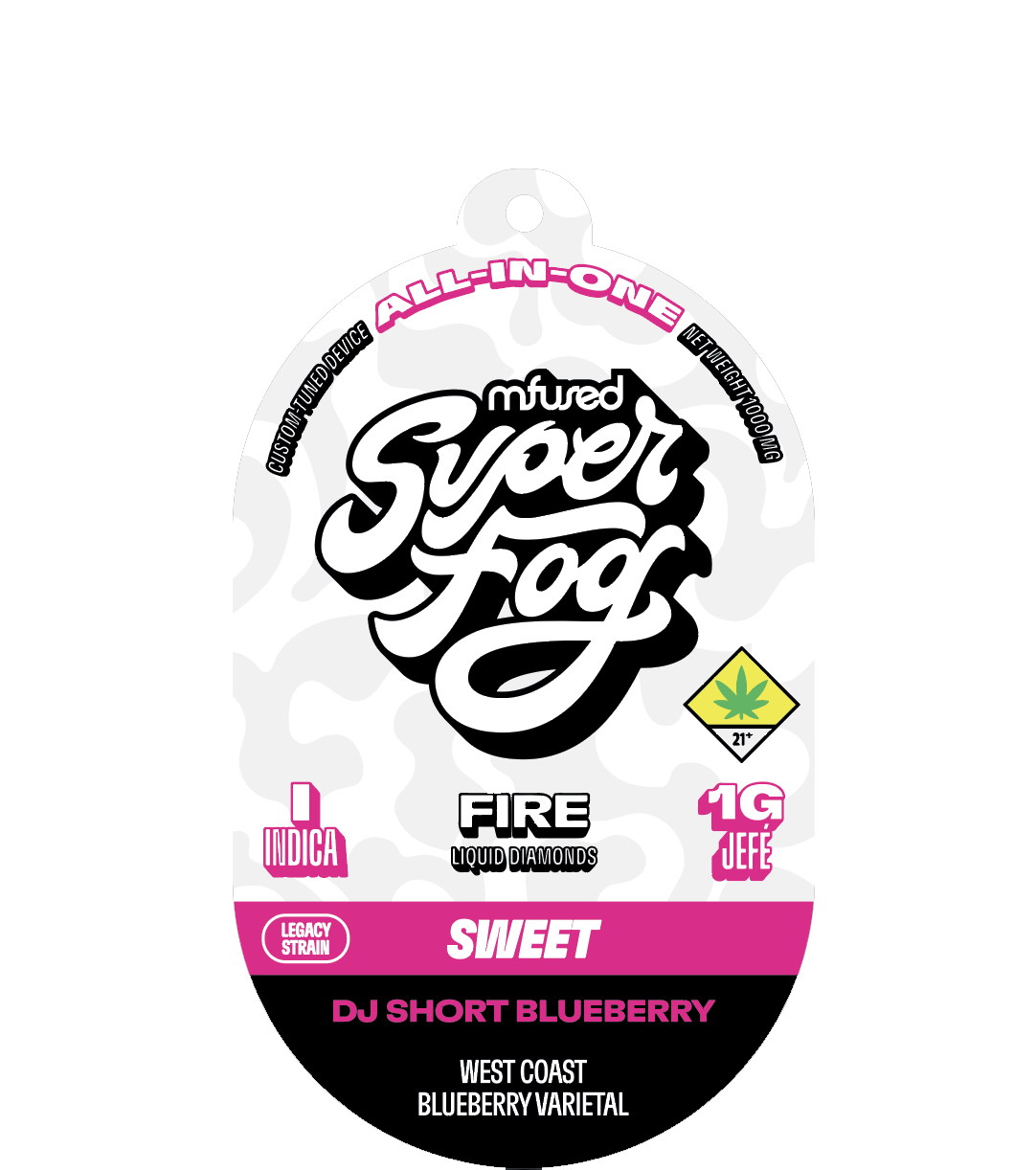 MFused - DJ Short Blueberry - FIRE Liquid Diamonds 1g Jefé - 1