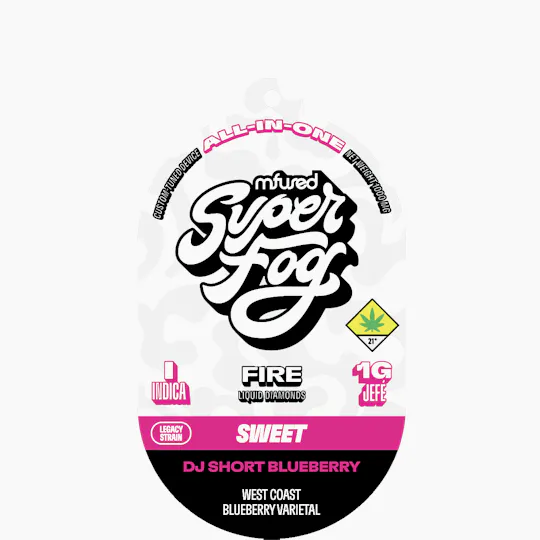 MFused - DJ Short Blueberry - FIRE Liquid Diamonds 1g Jefé - 1