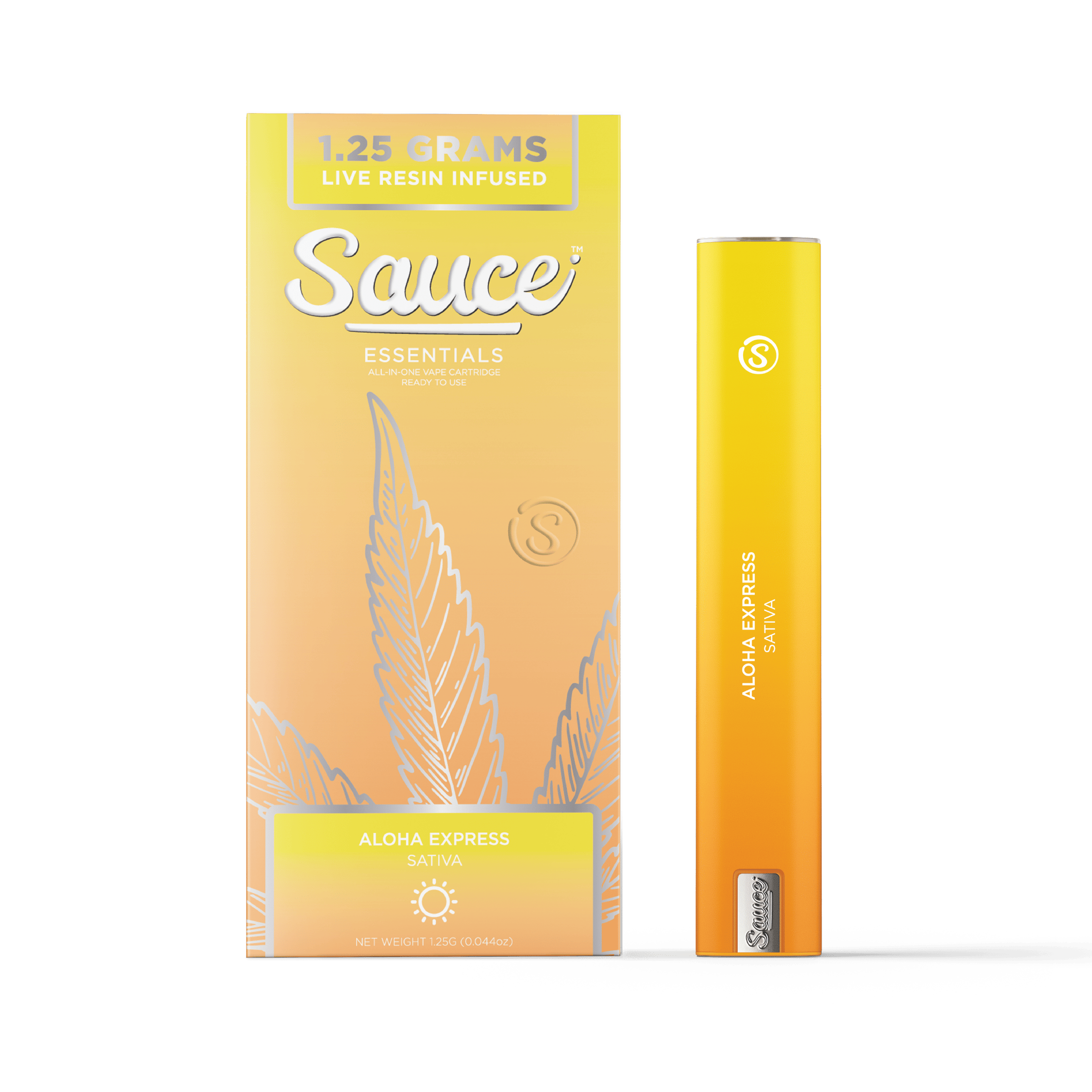Sauce. - Sauce | Essentials | Aloha Express | Live Resin Disposable | 1.25g - 1