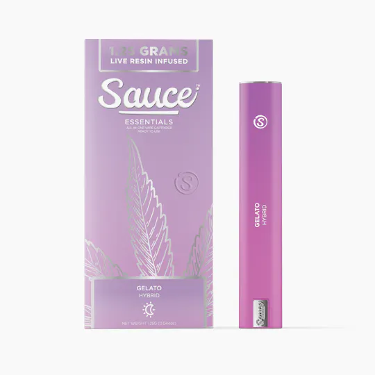 Sauce. - Sauce | Essentials | Gelato | Live Resin Disposable | 1.25g - 1