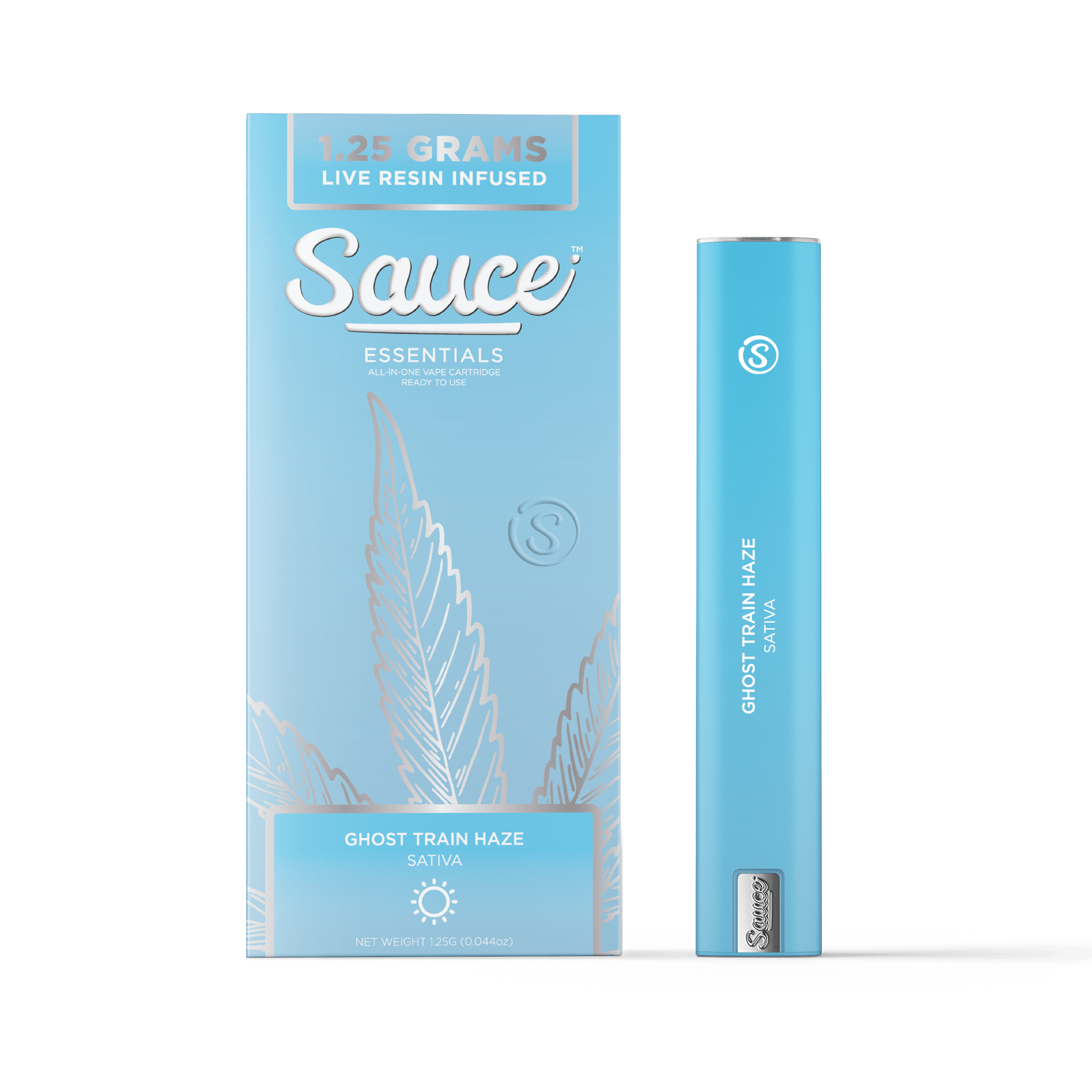 Sauce. - Sauce | Essentials | Ghost Train Haze | Live Resin Disposable | 1.25g - 1