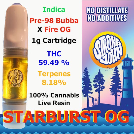 Strong John Extracts - Cartridge | Starburst OG - 1