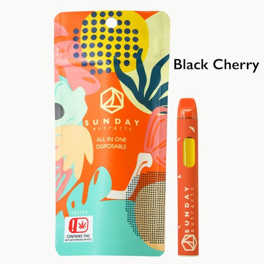 Sunday Extracts - 2g All In One Black Cherry - 1