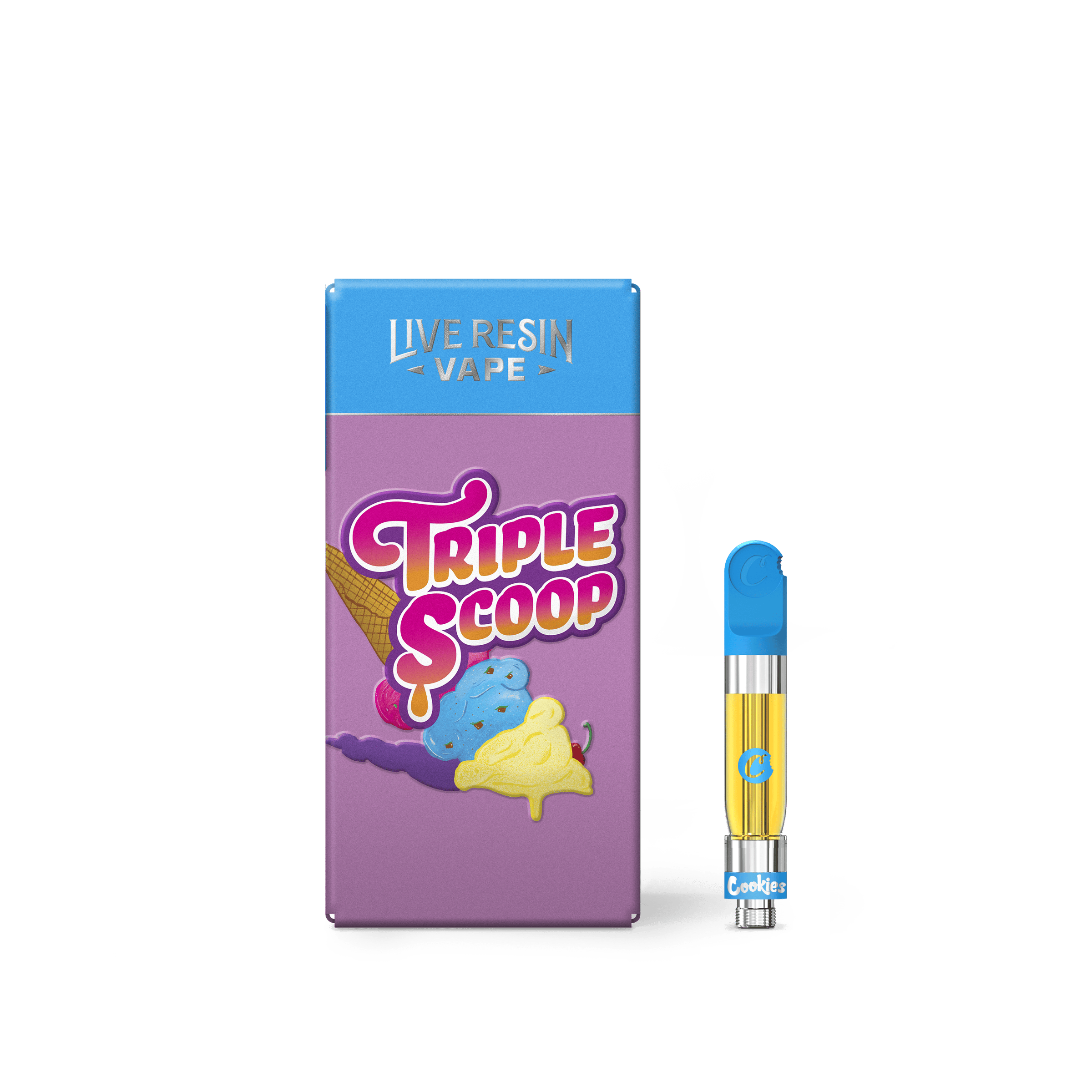 Cookies - Cookies | Triple Scoop | Live Resin Cartridge | 1g - 1
