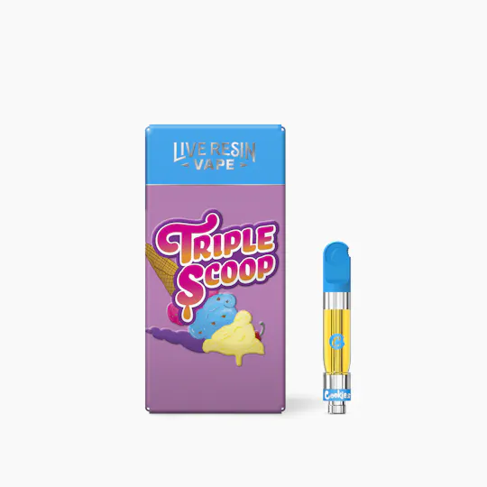 Cookies - Cookies | Triple Scoop | Live Resin Cartridge | 1g - 1
