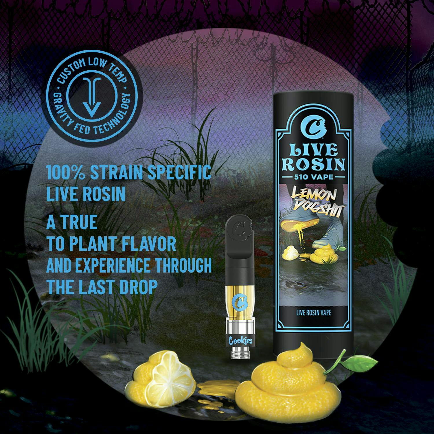 Cookies - Cookies | Lemon Dog Shit | Live Rosin Cartridge | 0.5g - 1