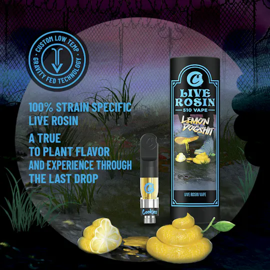 Cookies - Cookies | Lemon Dog Shit | Live Rosin Cartridge | 0.5g - 1