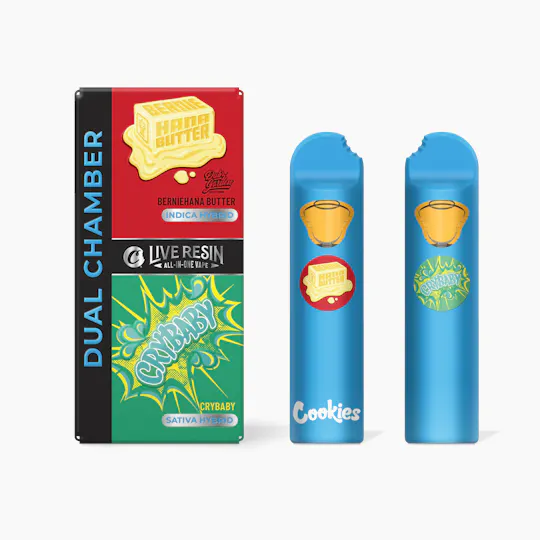 Cookies | BernieHana Butter x Crybaby | Live Resin Disposable | 1g - Cookies Cookies | BernieHana Butter x Crybaby | Live Resin Disposable | 1g - Cookies