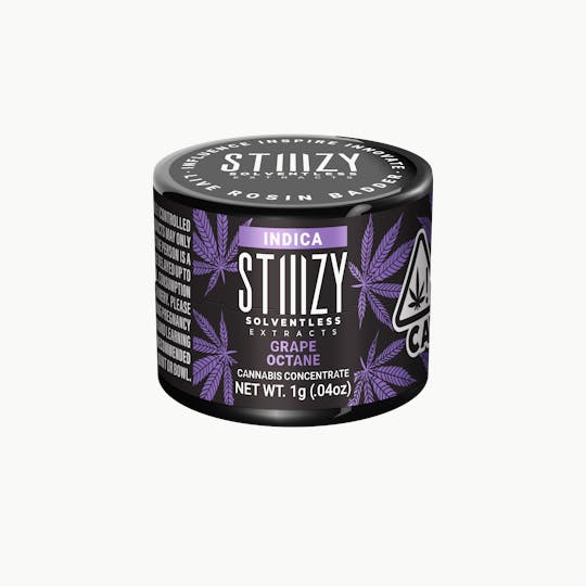 STIIIZY - - Grape Octane - Live Rosin Badder- 1g - 1