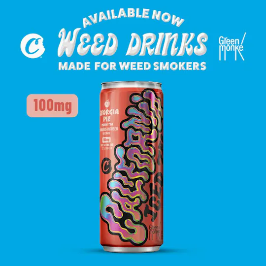 Cookies - Cookies |GreenMonké | Georgia Pie Peach Tea |Non-carbonated | 100mg | 16fl - 1