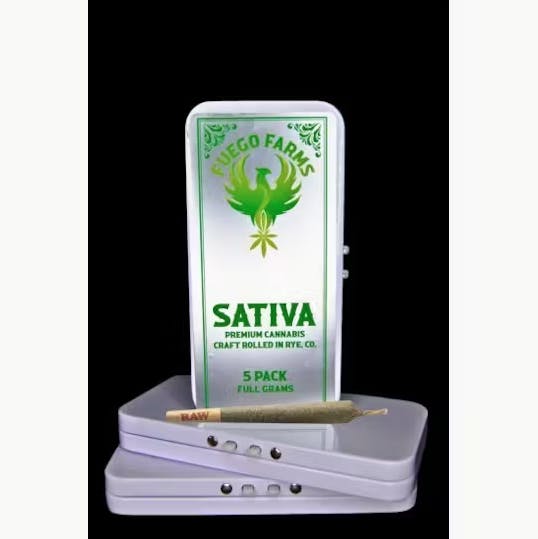 Fuego Farms - Fuego Farms | Durban Poison | Joints | 1g each | 5pk - 1