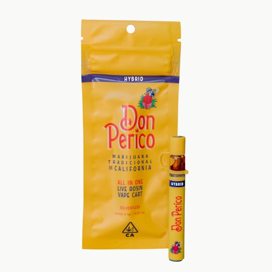 Don Perico - Don Perico - Vape AIO Live Rosin - Banana Boat (Hybrid) - 0.5g - 1