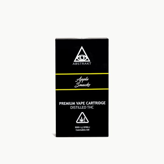 Abstrakt - Abstrakt .5g Distillate Vape Cartridge - Apple Smacks - 1