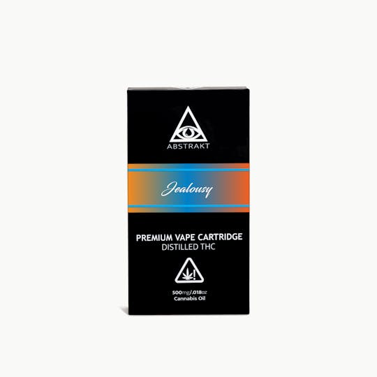 Abstrakt - Abstrakt .5g Distillate Vape Cartridge - Jealousy - 1