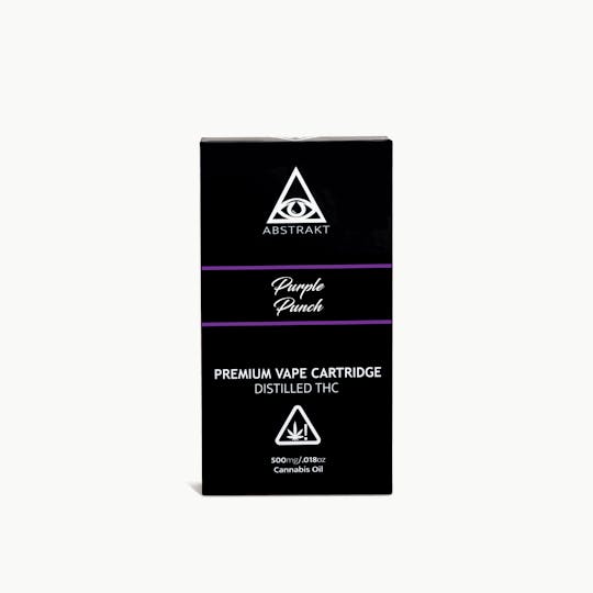 Abstrakt - Abstrakt .5g Distillate Vape Cartridge - Purple Punch - 1