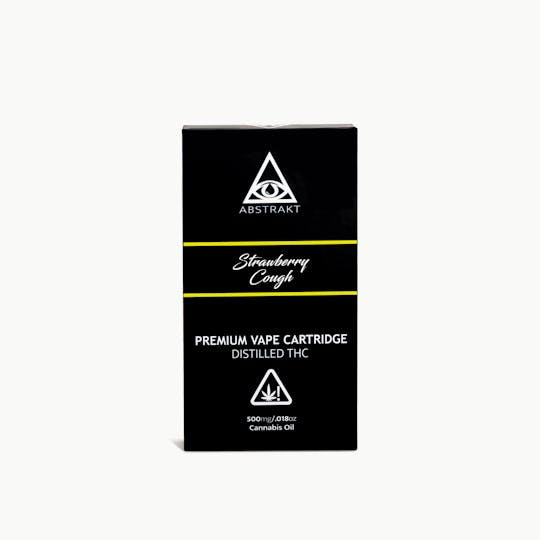 Abstrakt - Abstrakt .5g Distillate Vape Cartridge - Strawberry Cough - 1