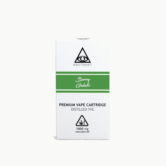 Abstrakt - Abstrakt 1g Distillate Vape Cartridge - Berry Gelato - 1