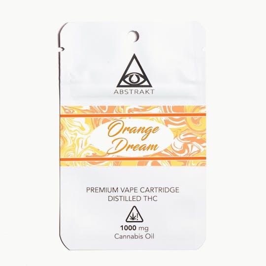 Abstrakt - Abstrakt 1g Distillate Vape Cartridge - Orange Dream - 1