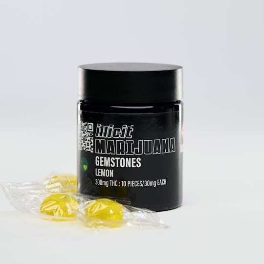 ILLICIT - Lemon 300mg Gemstones - 1