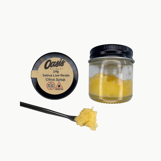 Indico - Citrus Syrup Live Resin - Oasis Refinery - 1