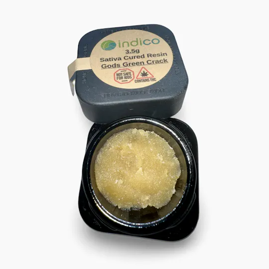 Indico - God's Green Crack Cured Resin - Indico - 1