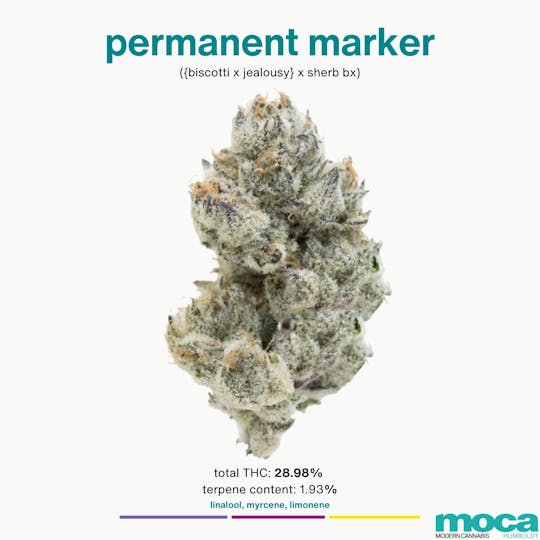 MOCA Humboldt - MOCA Flowers - 1/8th Jar - Permanent Marker - 1
