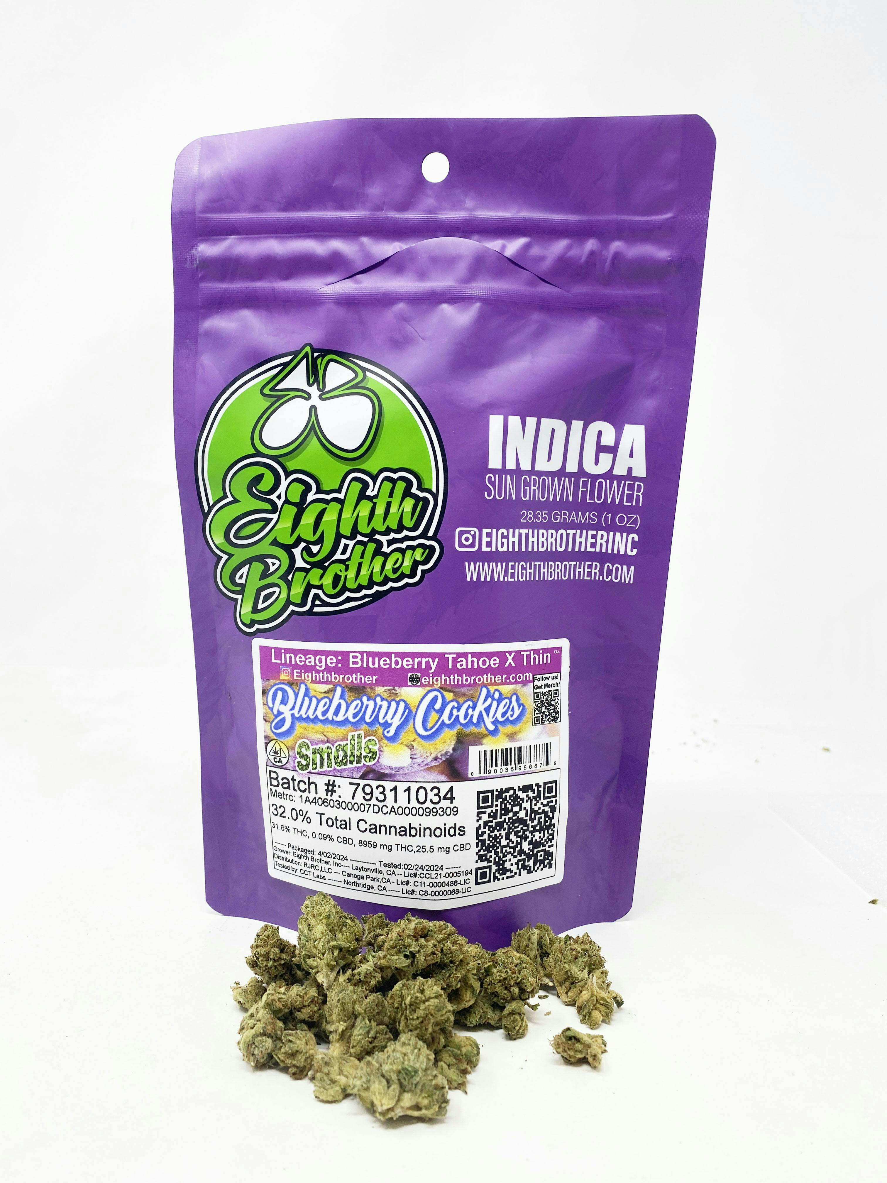 Eighth Brother - Eighth Brother | Blueberry Cookies | Smalls | 28g - 1