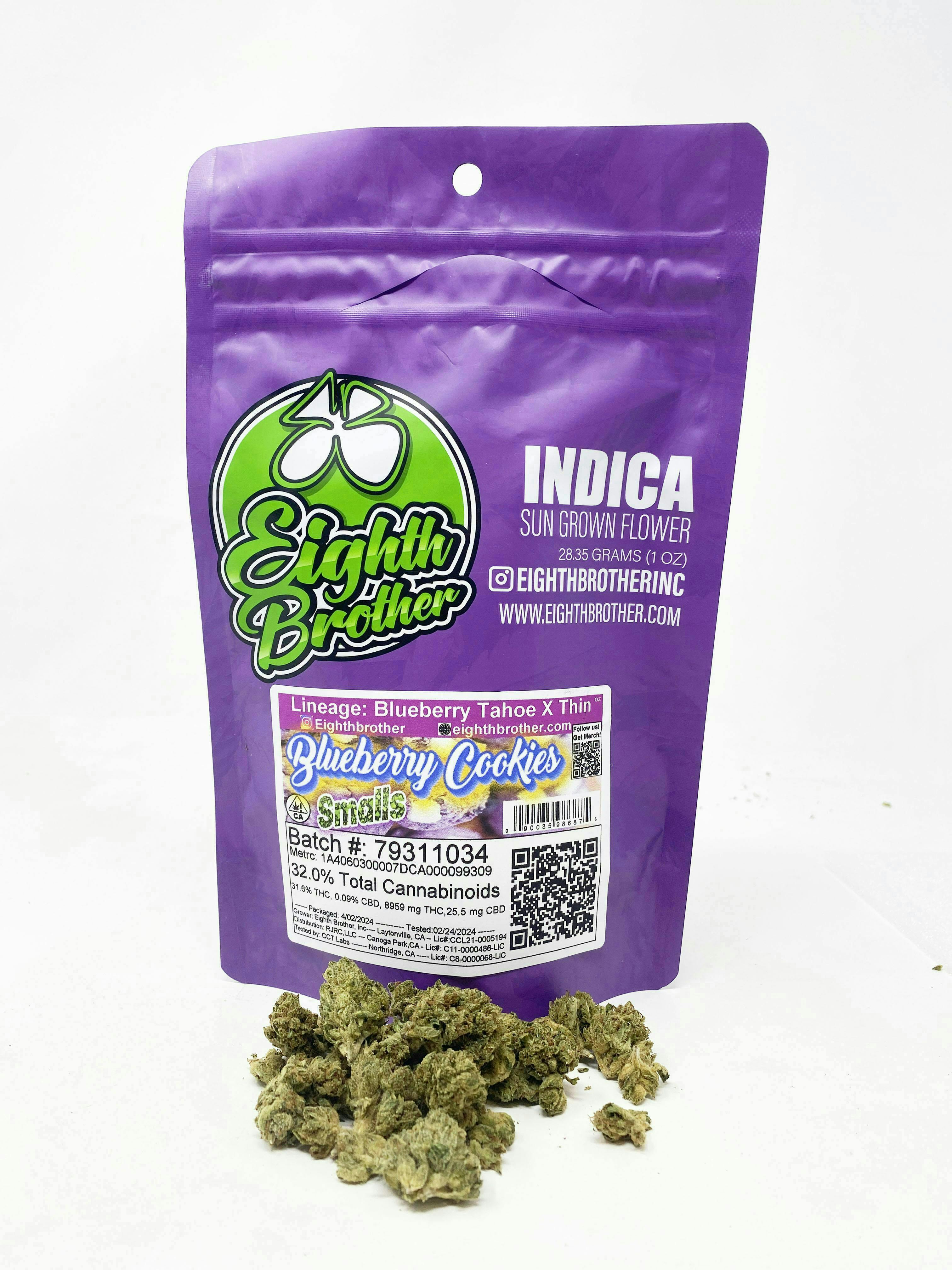 Eighth Brother - Eighth Brother | Blueberry Cookies | Smalls | 28g - 1