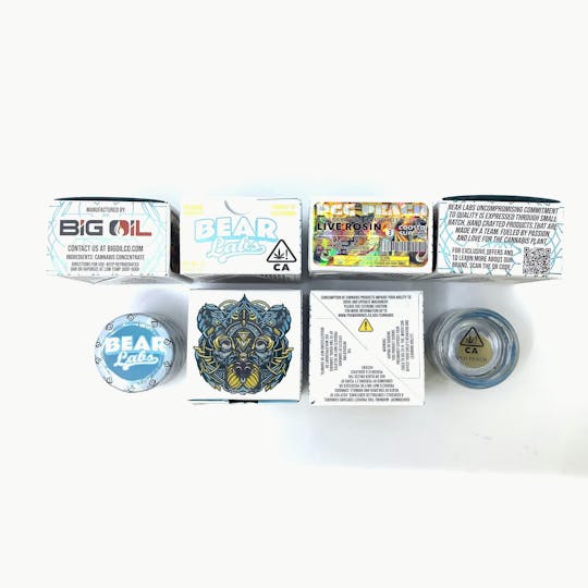 Bear Labs - PCG Peach T3 Live Rosin - 1g - 1