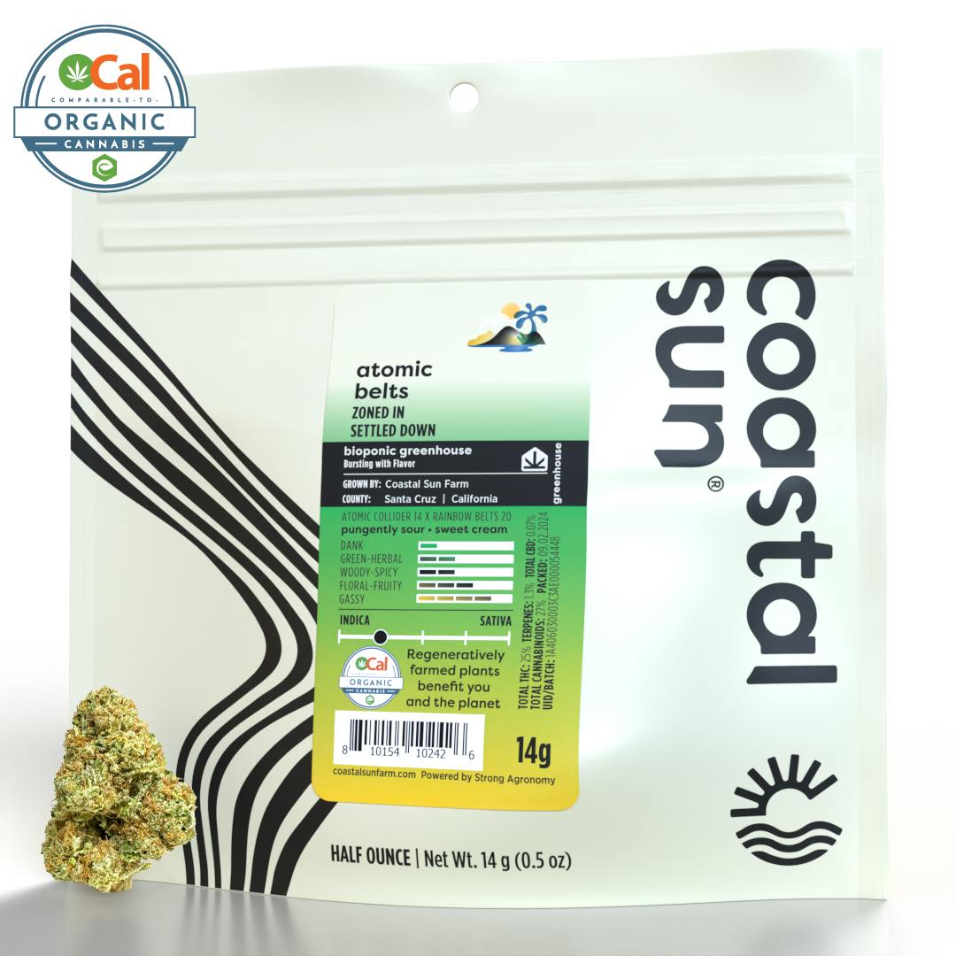 Coastal Sun - Atomic Belts Greenhouse Flower 14g - 1