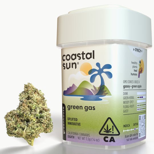Coastal Sun - Green Gas Greenhouse Flower 3.5g - 1
